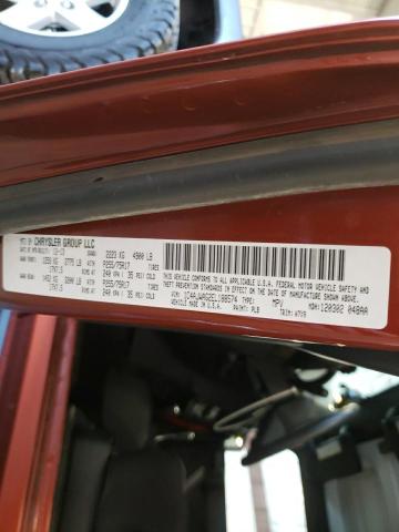 1C4AJWAG2EL188574 - 2014 JEEP WRANGLER S ORANGE photo 10