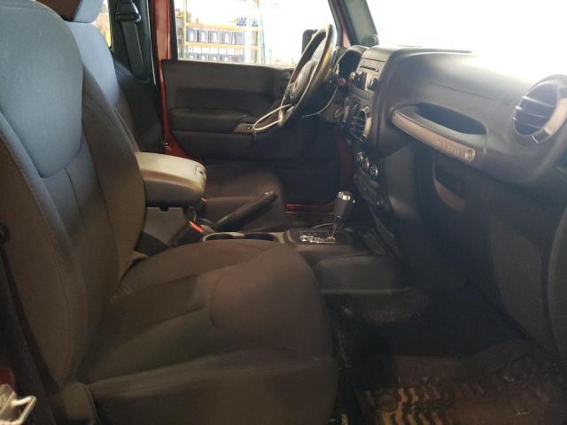 1C4AJWAG2EL188574 - 2014 JEEP WRANGLER S ORANGE photo 5