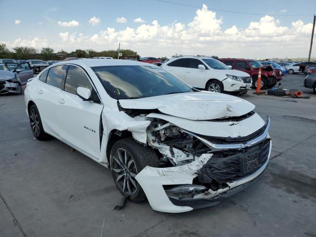 1G1ZG5ST8LF145773 - 2020 CHEVROLET MALIBU RS WHITE photo 1