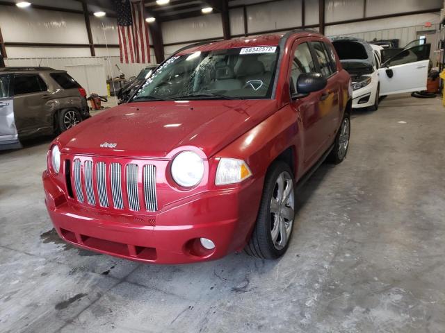 1J8FT47W98D593504 - 2008 JEEP COMPASS SP RED photo 2