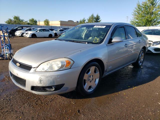 2G1WD58CX89248955 - 2008 CHEVROLET IMPALA SUP ვერცხლისფერი ფოტო 2