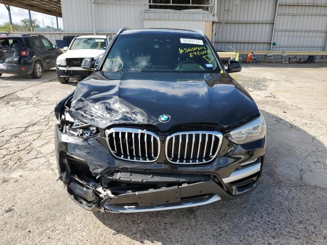 5UXTR7C59KLE96096 - 2019 BMW X3 SDRIVE3 BLACK photo 9