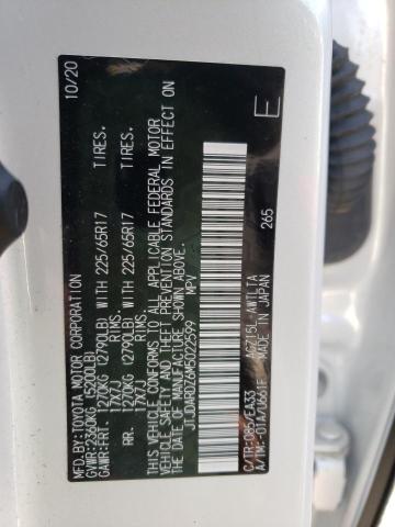 JTJDARDZ6M5022599 - 2021 LEXUS NX 300 BAS 白色 照片 10