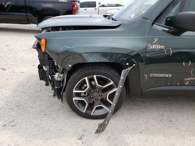 ZACNJCAB3MPM41896 - 2021 JEEP RENEGADE SPORT  լուսանկար 9