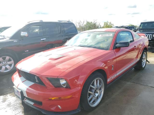 1ZVHT88S795145029 - 2009 FORD MUSTANG SH RED photo 2