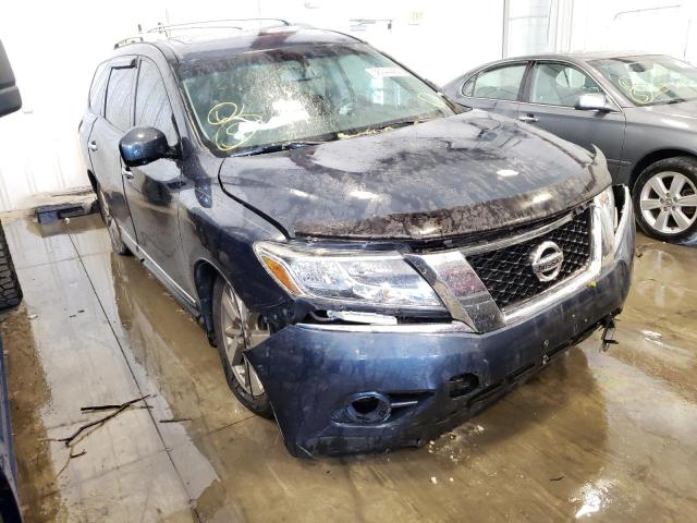 5N1AR2MMXGC639123 - 2016 NISSAN PATHFINDER BLUE photo 1