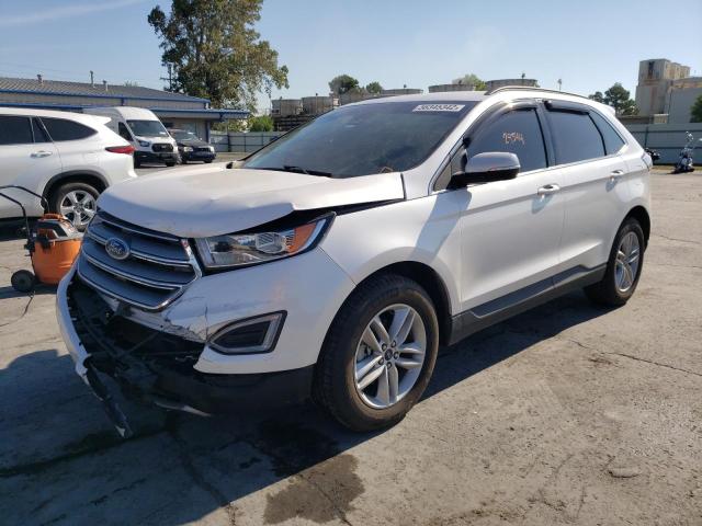 2FMPK3J8XJBC44054 - 2018 FORD EDGE SEL WHITE photo 2