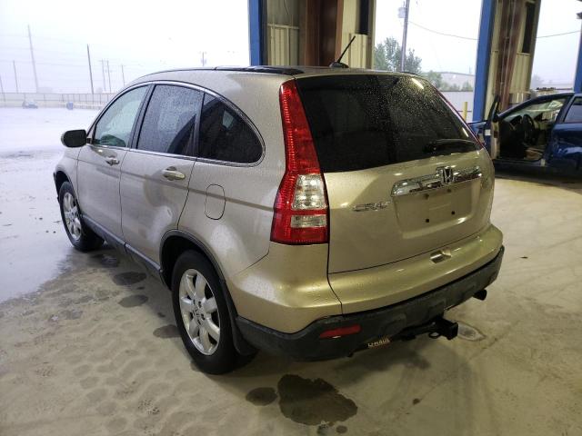 JHLRE38718C040452 - 2008 HONDA CR-V EXL GOLD photo 3