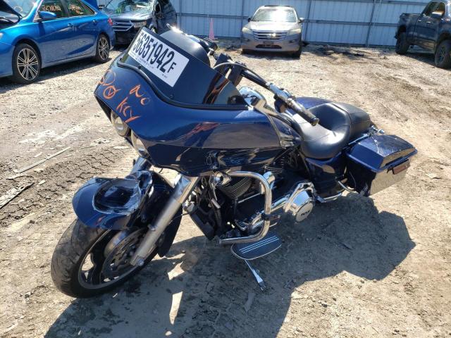 1HD1KHM19CB665521 - 2012 HARLEY-DAVIDSON FLTRX ROAD BLUE photo 2