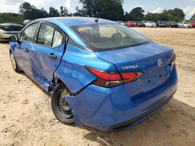 3N1CN8DV3LL913753 - 2020 NISSAN VERSA S BLUE photo 3