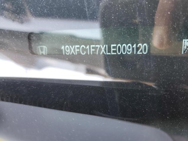 19XFC1F7XLE009120 - 2020 HONDA CIVIC EXL 蓝色 照片 10