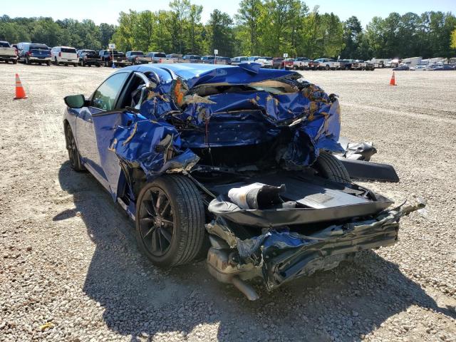 19XFC1F7XLE009120 - 2020 HONDA CIVIC EXL 蓝色 照片 3