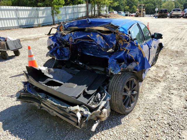 19XFC1F7XLE009120 - 2020 HONDA CIVIC EXL 蓝色 照片 4