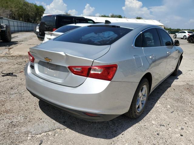 1G1ZB5ST2HF161005 - 2017 CHEVROLET MALIBU LS SILVER photo 4