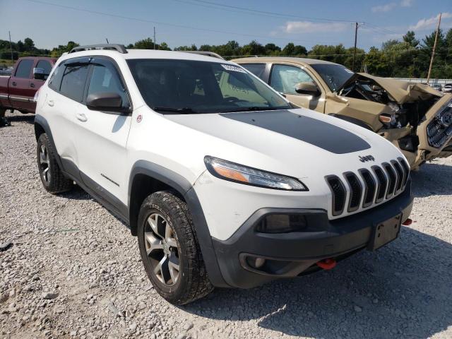 1C4PJMBS7EW226834 - 2014 JEEP CHEROKEE T WHITE photo 1