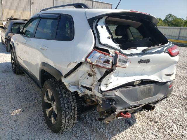 1C4PJMBS7EW226834 - 2014 JEEP CHEROKEE T WHITE photo 9