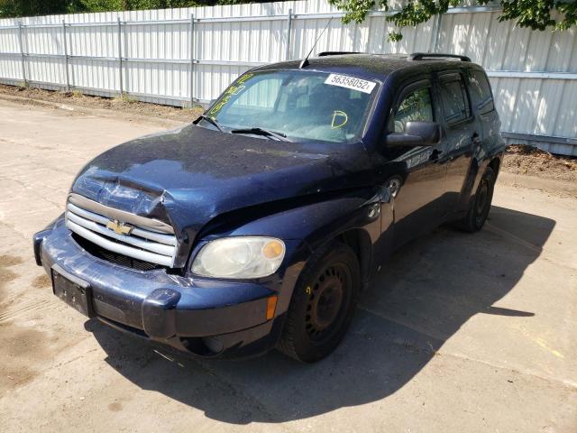 3GNCA13B99S508798 - 2009 CHEVROLET HHR LS BLUE photo 2