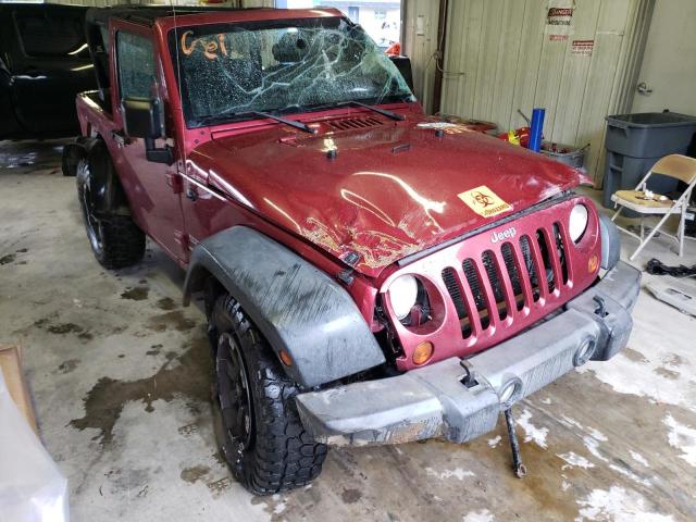 1C4AJWAG8CL282102 - 2012 JEEP WRANGLER S BURGUNDY photo 1