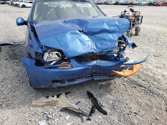 KL1TD66617B750030 - 2007 CHEVROLET AVEO BASE BLUE photo 9