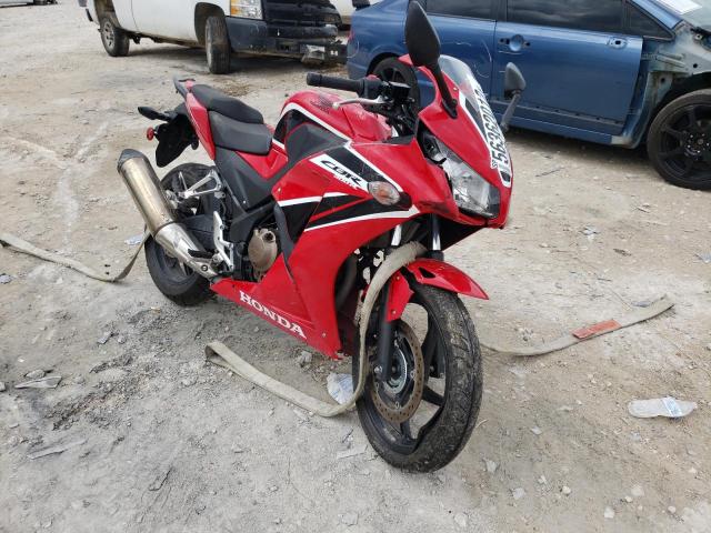 MLHNC515XK5500349 - 2019 HONDA CBR300R RED photo 1