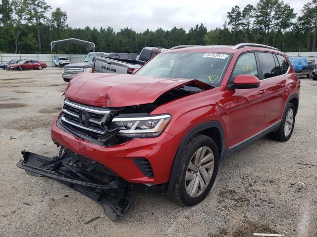 1V2BR2CAXMC517551 - 2021 VOLKSWAGEN ATLAS SEL Qırmızı foto 2