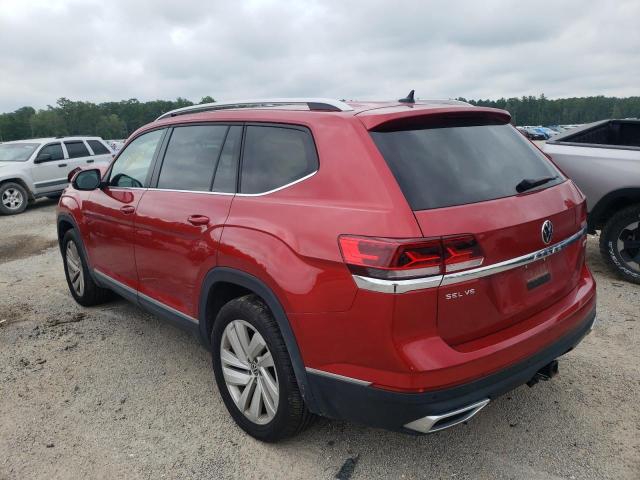 1V2BR2CAXMC517551 - 2021 VOLKSWAGEN ATLAS SEL RED photo 3