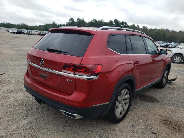 1V2BR2CAXMC517551 - 2021 VOLKSWAGEN ATLAS SEL Qırmızı foto 4