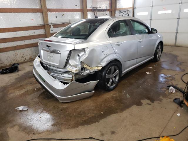 1G1JG5SB8E4177741 - 2014 CHEVROLET SONIC RS SILVER photo 4