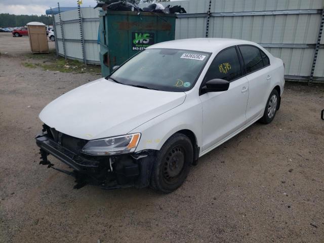 3VW2K7AJ8FM418828 - 2015 VOLKSWAGEN JETTA BASE WHITE photo 2
