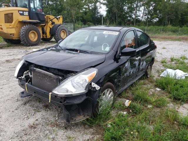 3N1CN7AP3GL822889 - 2016 NISSAN VERSA S BLACK photo 2