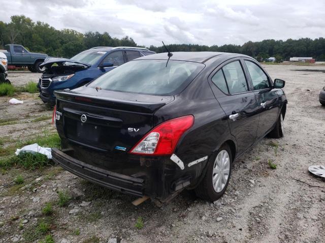 3N1CN7AP3GL822889 - 2016 NISSAN VERSA S BLACK photo 4