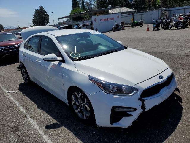 3KPF24AD9LE156031 - 2020 KIA FORTE FE WHITE photo 1