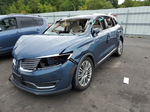 2LMPJ8LR0JBL48577 - 2018 LINCOLN MKX RESERV BLUE photo 2