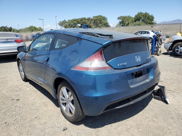 JHMZF1D66BS006126 - 2011 HONDA CR-Z EX BLUE photo 3