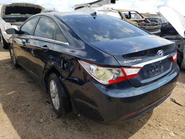 5NPEB4AC9DH540083 - 2013 HYUNDAI SONATA GLS BLACK photo 3