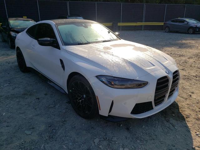 WBS43AZ08NCJ90677 - 2022 BMW M4 COMPETI WHITE photo 1
