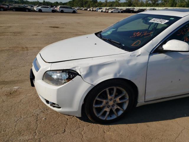 1G1ZE5E19BF396705 - 2011 CHEVROLET MALIBU LTZ თეთრი ფოტო 9