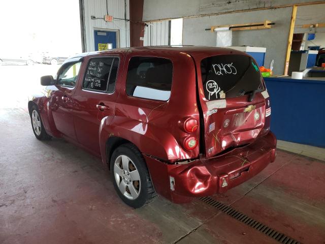 3GNCA13B79S608639 - 2009 CHEVROLET HHR LS RED photo 3