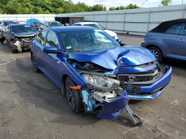 2HGFC2F81LH593427 - 2020 HONDA CIVIC SPOR BLUE photo 1