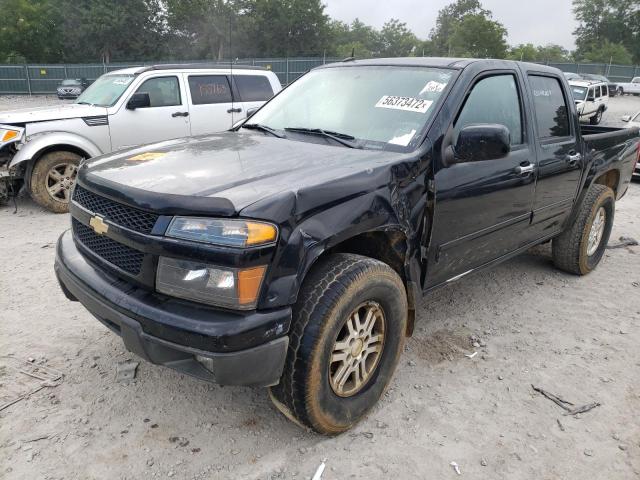 1GCHTCFE3C8114434 - 2012 CHEVROLET COLORADO L BLACK photo 2