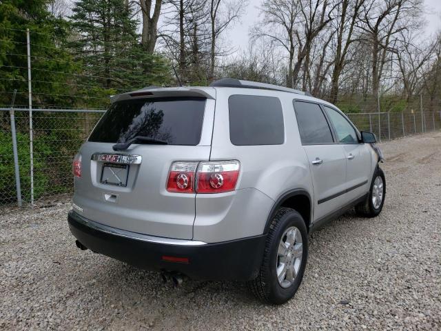 1GKLRKED9AJ173512 - 2010 GMC ACADIA SL SILVER photo 4