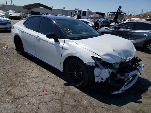 4T1K61AK9MU476691 - 2021 TOYOTA CAMRY XSE WHITE photo 1