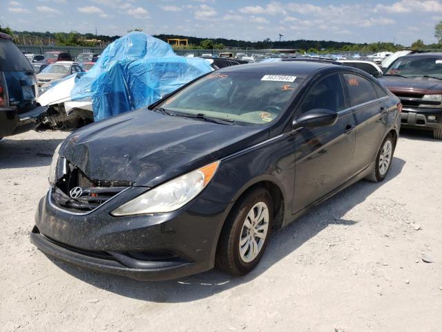 5NPEB4AC4BH248340 - 2011 HYUNDAI SONATA GLS BLACK photo 2