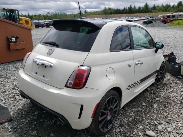 3C3CFFFH5CT342700 - 2012 FIAT 500 ABARTH WHITE photo 4