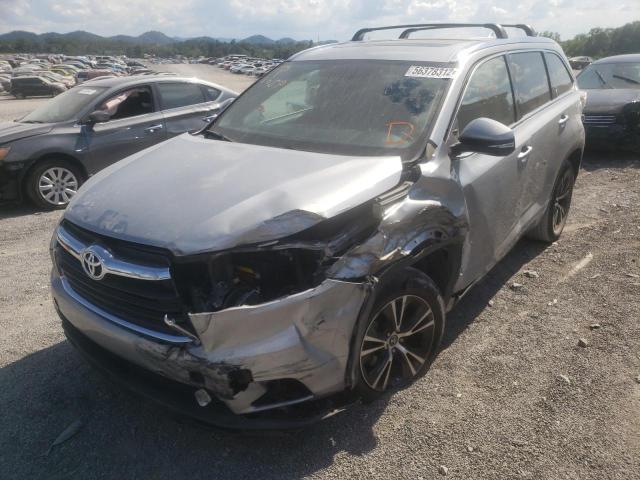 5TDKKRFH3GS155637 - 2016 TOYOTA HIGHLANDER XLE  photo 9