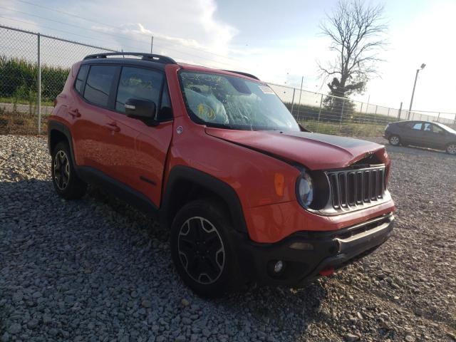 ZACCJBCB2HPF42824 - 2017 JEEP RENEGADE T ORANGE photo 1