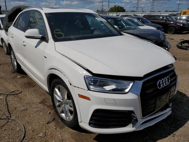 WA1ECCFS0JR000899 - 2018 AUDI Q3 PREMIUM WHITE photo 1