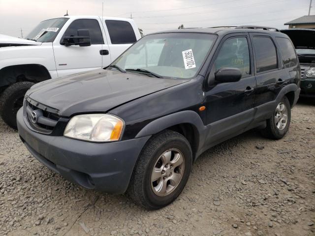 4F2YU06141KM41742 - 2001 MAZDA TRIBUTE DX BLACK photo 2