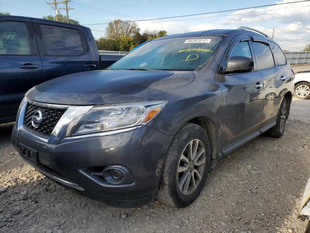 5N1AR2MM1DC677464 - 2013 NISSAN PATHFINDER GRAY photo 2