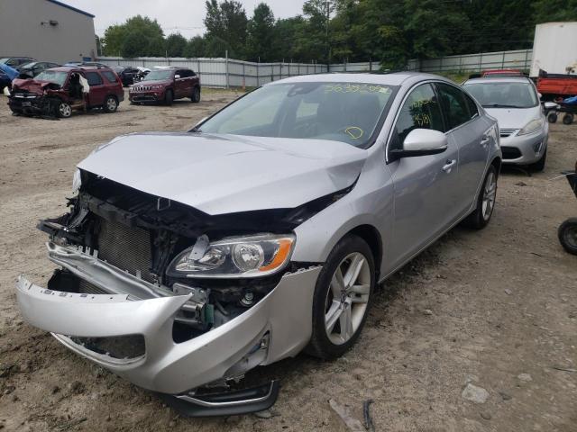 YV1612FH9E2296531 - 2014 VOLVO S60 T5 SILVER photo 2